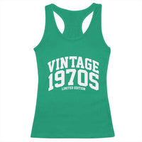 Vintage 1970s Limited Edition Racerback Tank Top Vintage Varsity Funny Cool 1970 Theme