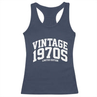 Vintage 1970s Limited Edition Racerback Tank Top Vintage Varsity Funny Cool 1970 Theme