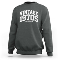 Vintage 1970s Limited Edition Sweatshirt Vintage Varsity Funny Cool 1970 Theme