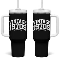 Vintage 1970s Limited Edition Tumbler With Handle Vintage Varsity Funny Cool 1970 Theme