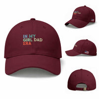 Funny In My Girl Dad Era Baseball Cap Fathers Day Presents From Daughter