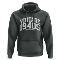 Vintage 1940s Limited Edition Hoodie Vintage Varsity Funny Cool 1940 Theme