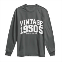 Vintage 1950s Limited Edition Long Sleeve Shirt Vintage Varsity Funny Cool 1950 Theme