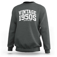 Vintage 1950s Limited Edition Sweatshirt Vintage Varsity Funny Cool 1950 Theme