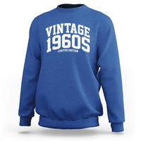 Vintage 1960s Limited Edition Sweatshirt Vintage Varsity Funny Cool 1960 Theme