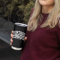 Vintage 1960s Limited Edition Tumbler Cup Vintage Varsity Funny Cool 1960 Theme
