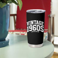 Vintage 1960s Limited Edition Tumbler Cup Vintage Varsity Funny Cool 1960 Theme