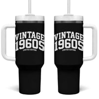 Vintage 1960s Limited Edition Tumbler With Handle Vintage Varsity Funny Cool 1960 Theme