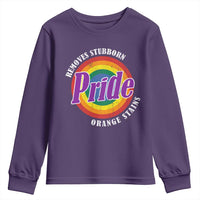 Pride Removes Stubborn Orange Stains Youth Sweatshirt Pride Month LGBTQ