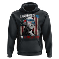Funny 4th Of July Hoodie George Washington Handsome No Georgeous - Wonder Print Shop