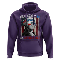 Funny 4th Of July Hoodie George Washington Handsome No Georgeous - Wonder Print Shop