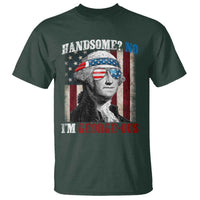 Funny 4th Of July T Shirt George Washington Handsome No Georgeous - Wonder Print Shop