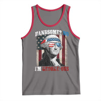 Funny 4th Of July Tank Top George Washington Handsome No Georgeous - Wonder Print Shop