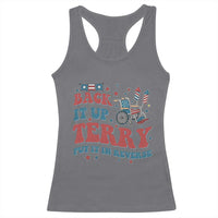 Funny 4th of July Back It Up Terry Put It In Reverse Racerback Tank Top - Wonder Print Shop