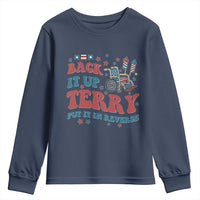 Funny 4th of July Back It Up Terry Put It In Reverse Youth Sweatshirt - Wonder Print Shop