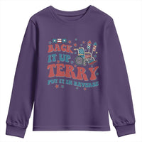 Funny 4th of July Back It Up Terry Put It In Reverse Youth Sweatshirt - Wonder Print Shop