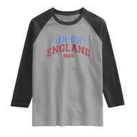 Funny 4th of July Raglan Shirt Uh Oh England 1776 - Wonder Print Shop