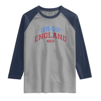 Funny 4th of July Raglan Shirt Uh Oh England 1776 - Wonder Print Shop