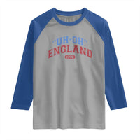 Funny 4th of July Raglan Shirt Uh Oh England 1776 - Wonder Print Shop