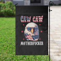 Bald Eagle Patriotic Garden Flag Caw Caw Motherfucker American Flag - Wonder Print Shop