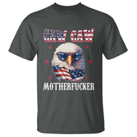 Bald Eagle Patriotic T Shirt Caw Caw Motherfucker American Flag - Wonder Print Shop