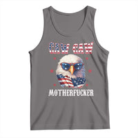 Bald Eagle Patriotic Tank Top Caw Caw Motherfucker American Flag - Wonder Print Shop
