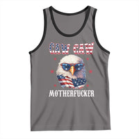 Bald Eagle Patriotic Tank Top Caw Caw Motherfucker American Flag - Wonder Print Shop