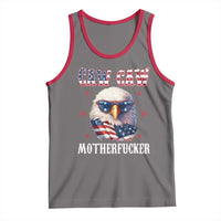 Bald Eagle Patriotic Tank Top Caw Caw Motherfucker American Flag - Wonder Print Shop