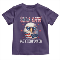 Bald Eagle Patriotic Toddler T Shirt Caw Caw Motherfucker American Flag - Wonder Print Shop