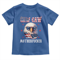 Bald Eagle Patriotic Toddler T Shirt Caw Caw Motherfucker American Flag - Wonder Print Shop