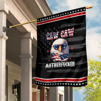 Bald Eagle Patriotic Garden Flag Caw Caw Motherfucker American Flag