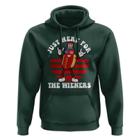 Funny 4th Of July Hoodie I'm Just Here for The Wieners Hot Dog - Wonder Print Shop