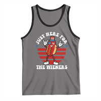 Funny 4th Of July Tank Top I'm Just Here for The Wieners Hot Dog - Wonder Print Shop