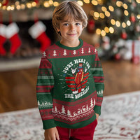 Funny 4th Of July Knitted Sweatshirt I'm Just Here for The Wieners Hot Dog - Wonder Print Shop