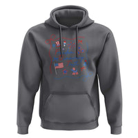 Patriotic Subtle FDT Hoodie Coquette Bow Patriotic 4th of July
