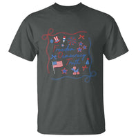 Patriotic Subtle FDT T Shirt Coquette Bow Patriotic 4th of July