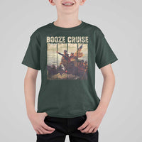 Funny 4th of July T Shirt For Kid Political Party Booze Cruise Founding Father - Wonder Print Shop