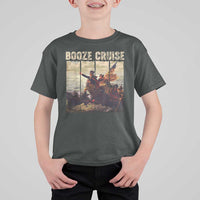 Funny 4th of July T Shirt For Kid Political Party Booze Cruise Founding Father - Wonder Print Shop