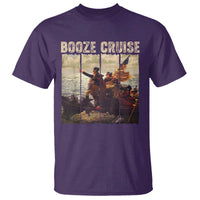 Funny 4th of July T Shirt Political Party Booze Cruise Founding Father - Wonder Print Shop