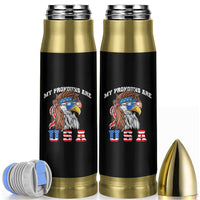 Funny 4th of July Bullet Tumbler My Pronouns Are USA Eagle American - Wonder Print Shop