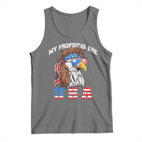 Funny 4th of July Tank Top My Pronouns Are USA Eagle American - Wonder Print Shop