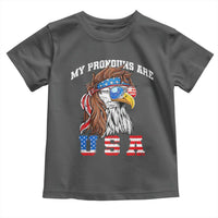 Funny 4th of July Toddler T Shirt My Pronouns Are USA Eagle American - Wonder Print Shop