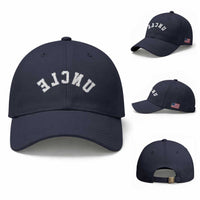 Uncles Baseball Cap Pregnancy Announcement Gifts For Uncle Retro Upside Down Text