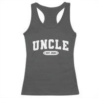 Promoted To Uncle Est 2026 Racerback Tank Top New Uncle Gift