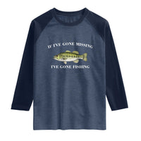 Funny Bass Fishing Raglan Shirt Largemouth Bass Anglers Outdoor Lovers
