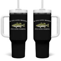 Funny Bass Fishing Tumbler With Handle Largemouth Bass Anglers Outdoor Lovers