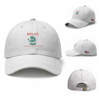Chill Pug Baseball Cap Vintage Dog Lovers Relax Nothing Is Under Control Summer Chilling Vibes