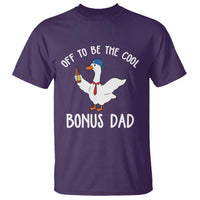 Funny Stepdad Silly Goose T Shirt Off To Be The Cool Bonus Dad