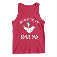 Funny Stepdad Silly Goose Tank Top Off To Be The Cool Bonus Dad