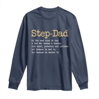 Stepdad Gifts Long Sleeve Shirt Step Dad Definition Bonus Dad Fathers Day
